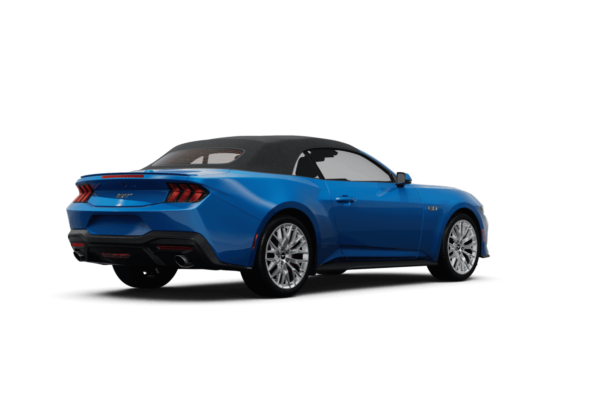 Ford Mustang  - Back view Ford Mustang  - Back view